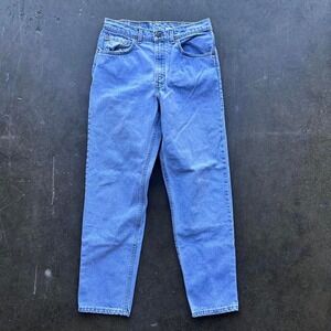 Men's Vintage 90s Levis 550 Jeans Sz 32x32 Blue Light Wash Denim USA Made